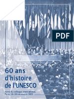 60 Ans D'histoire de l'UNESCO