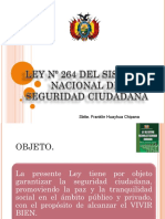 Ley 264 Seguridad Ciudadana