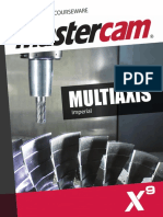 SAMPLE Mastercam X9 Multiaxis Professional Courseware 