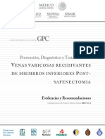 Venas Varicosas Recidivantes de Miembros Inferiores Post-Safenectomia