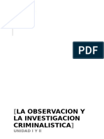 Crimologia Observacion y La Investigacion Criminal