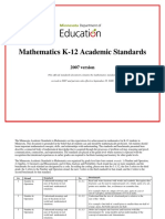 Academic Standards in Maths PDF