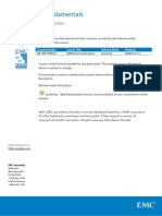 EMC NetWorker Fundamentals - Prod Ver Desc