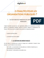 Quelles Sont Les Finalites Des Organisations Publiques Management Des Organisations Bac STMG