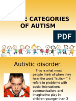 Three Categories of Autism