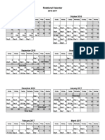 Rotational Calendar