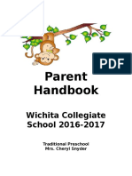 Parent Handbook 2016-2017