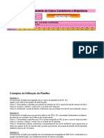 Calculo Cabos Condutores e Disjuntores