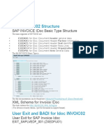 Idoc INVOIC02 Structure 01