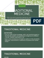 Traditional Medicine