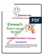 Deepika Mahesh Recipes PDF - Penmai's Kitchen Queen