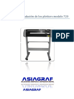 Manual de Instalacion de Los Plotters Modelo 720 PDF