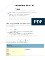 Introducción Al HTML 2016