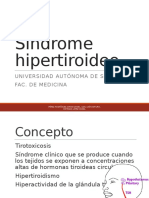 Sindrome Hipertiroideo