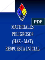 Materiales Peligrosos Haz A Mat Respuesta Inicial