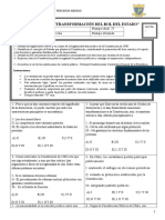 Prueba Cuarto Medio Estado de Derecho