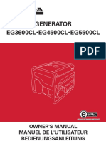 Generador Honda EG5500CL PDF