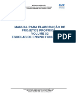 Manual para Elaboração de Projetos Escolares Proprios