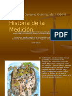 Historia de La Medición