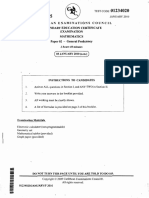 CSEC January 2010 Mathematics P2