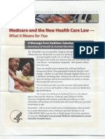 Sebelius Medicare Brochure