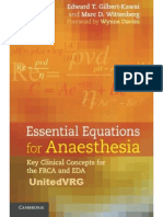 Essential Equations For Anaesthesia