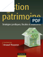 Gestion de Patrimoine Strategie Juridiques Fiscales Et Financieres PDF