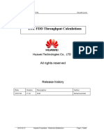 LTE FDD Throughput Calculations