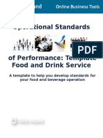 SOP Template Food and Drink Service OBT 08LTB OSP T1FDS 11 12 3