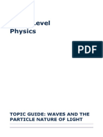 A Level Physics Waves Topic Guide