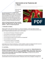 Terapia Ocupacional Intervención en Los Trastornos Del Espectro Del Autismo Parte I