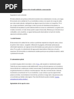 Efectos de La Acción Humana Sobre El Medio Ambiente