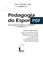 Pedagogia Do Esporte