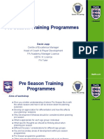 Brighton Pre-Season Workshop