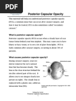 Posterior Capsular Opacity