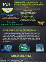 Opex Excelencia de Operacion