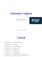 Geometric Algebra: John Vince