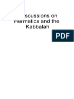 Discussions On Hermetics and The Kabbalah