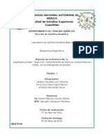 Determinación de Hierro en Comprimidos de FeSO4