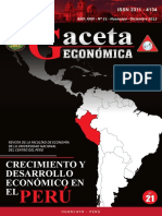 Revista Gaceta Económica #21 - Facultad de Economía, UNCP