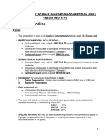 ISIC SESERI-MSU 2016 Rules and Guideline