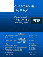 Fundamental Rules