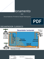 Dimensionamento Decantador Retangular