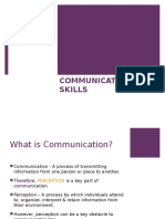 Introduction To Communication Skills