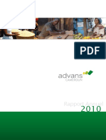 Advans Cameroun S Annual Report 2010 in French