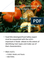 Microorganisms Important in Food Microbiology