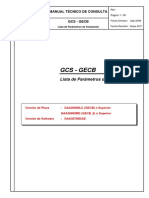 Lista de Parametros de La Instalacion OTIS GECB