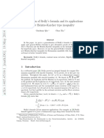 A Generalization of Reilly's Formula and Its Applications To A New Heintze-Karcher Type Inequality