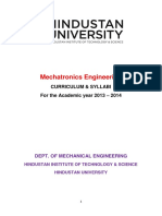 Mechatronics Syllabus