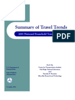 Summary of Travel Trends 2001